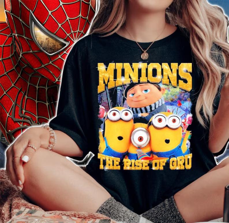 Despicable Me Minions The Rise Of Gru Shirt t-shirt woman shirt