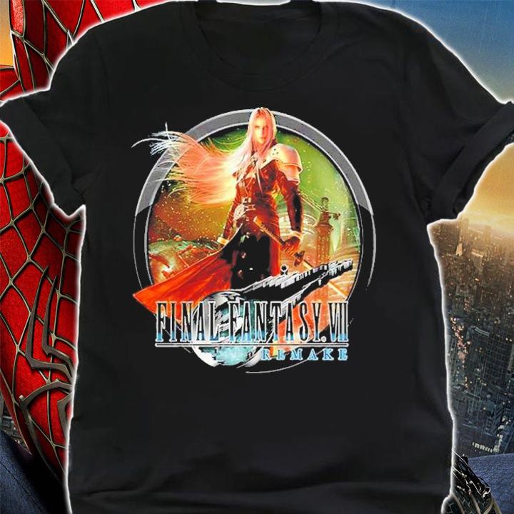 Final Fantasy Vii Remake Sephiroth Fiction Character Shirt t-shirt