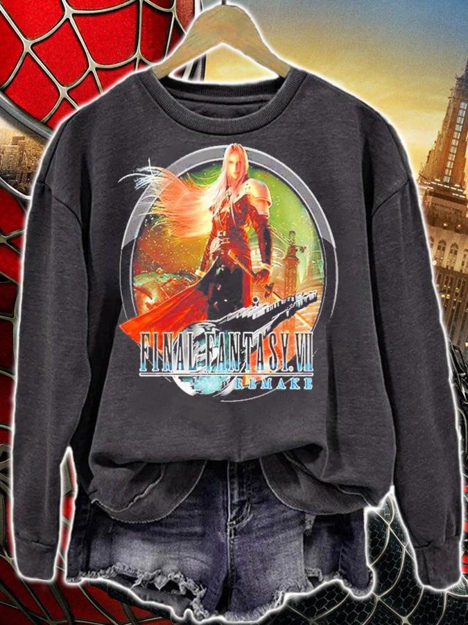 Final Fantasy Vii Remake Sephiroth Fiction Character Shirt t-shirt