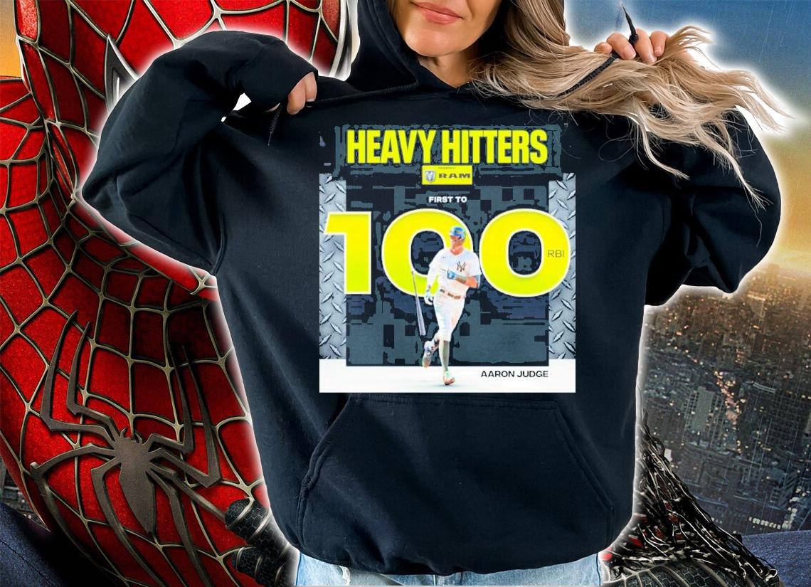 First To 100 RBI Aaron Judge New York Baseball Shirt t-shirt