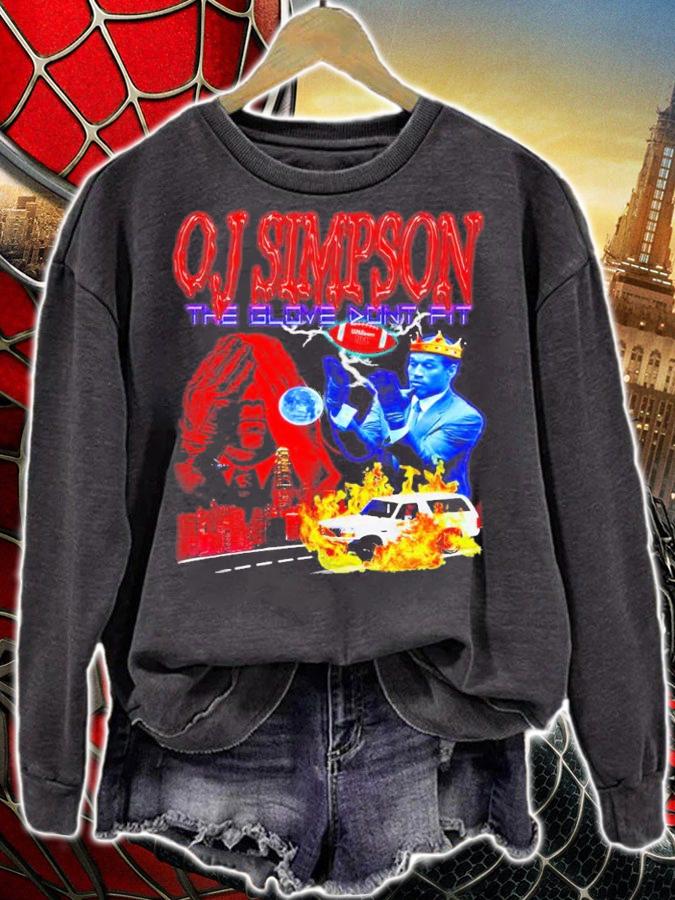 Football O J Simpson The Glove Don't Fit Shirt t-shirt