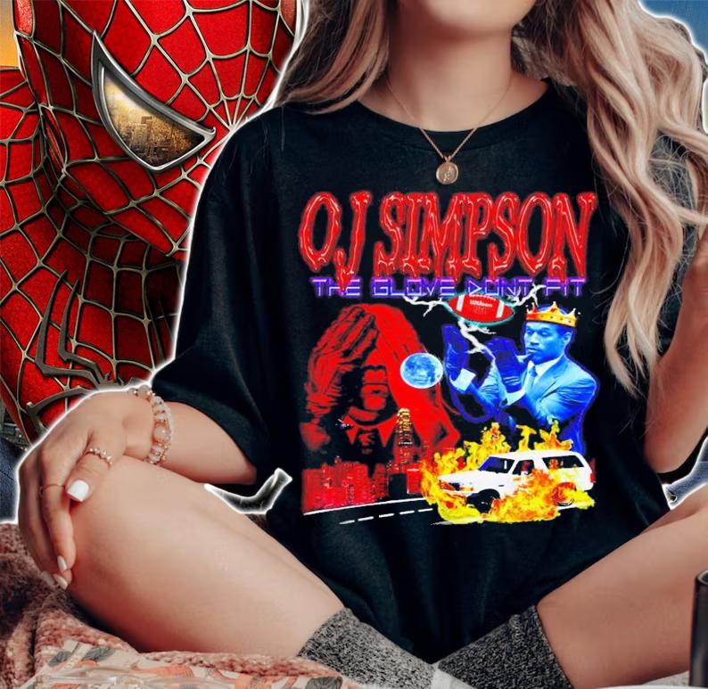 Football O J Simpson The Glove Don't Fit Shirt t-shirt