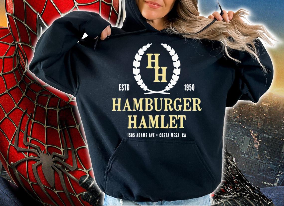 Hamburger Hamlet 1505 Adams Ave Costa Mesa ESTD 1950 Shirt t-shirt