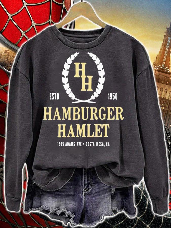 Hamburger Hamlet 1505 Adams Ave Costa Mesa ESTD 1950 Shirt t-shirt