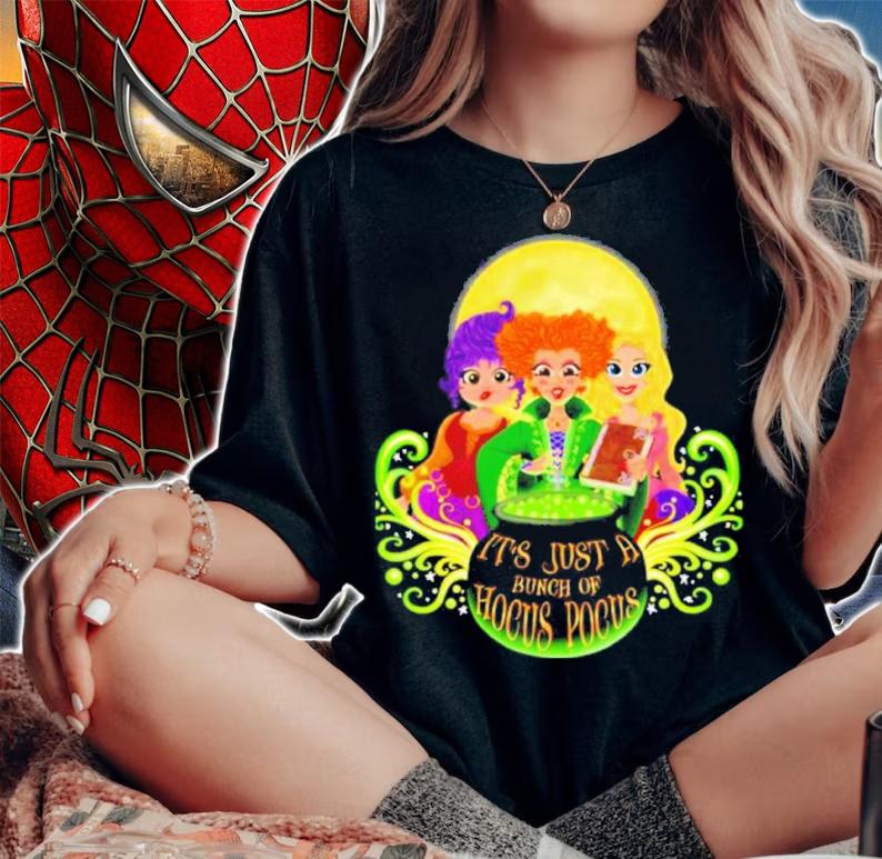 Hocus Pocus The Sanderson Sisters Disney Style Shirt t-shirt woman shirt