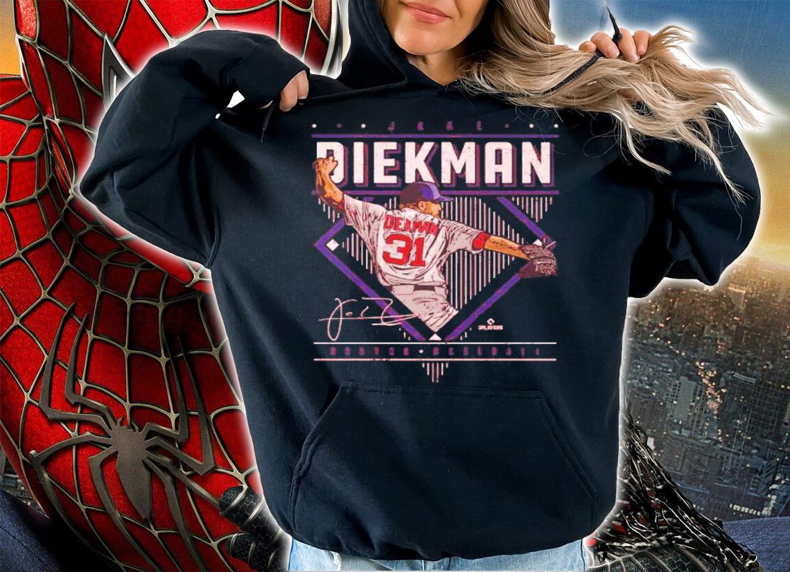 Jake Diekman Boston Diamond Name Baseball Shirt t-shirt