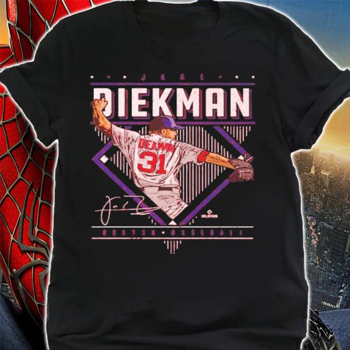 Jake Diekman Boston Diamond Name Baseball Shirt t-shirt