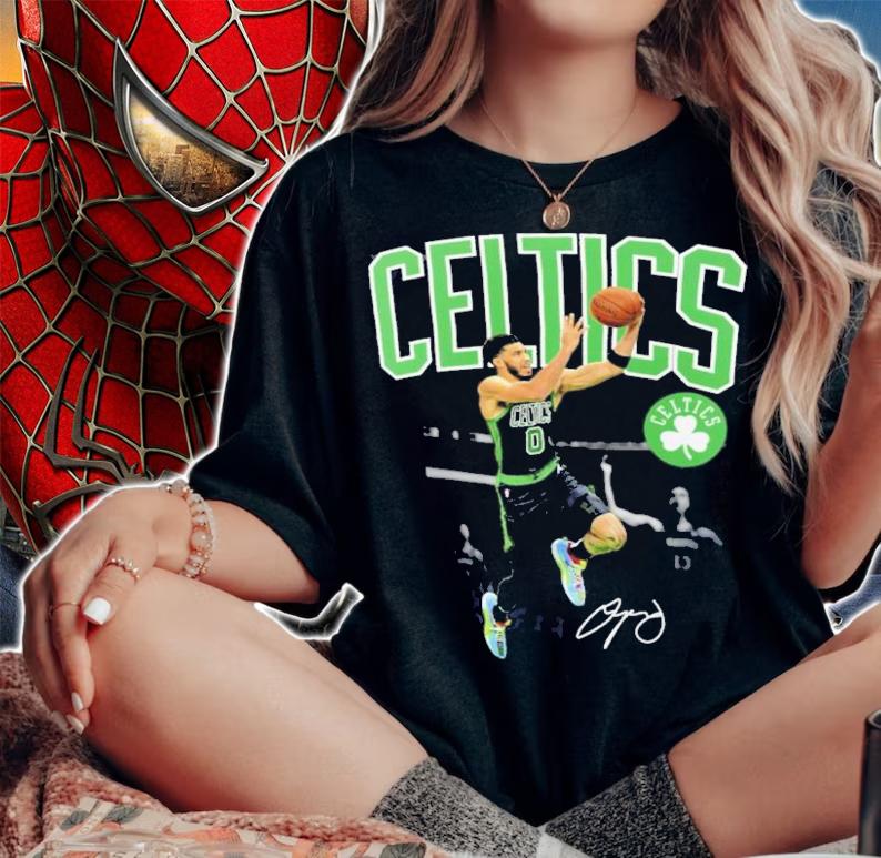 Jayson Tatum Boston Celtics Charge Shirt t-shirt woman shirt