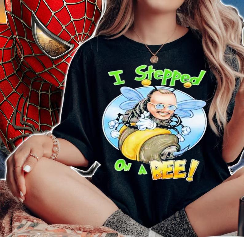Johnny Depp I Stepped On A Bee Shirt t-shirt woman shirt