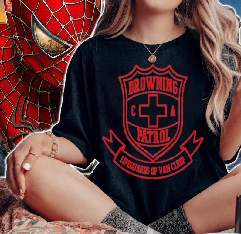 Kalynnkoury Drowning Patrol Lifeguards Of Van Cleef T-Shirt t-shirt woman shirt