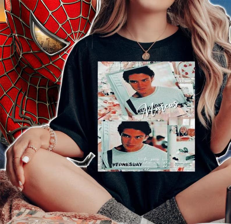 Marcus Baker Wednesday's T-Shirt t-shirt woman shirt