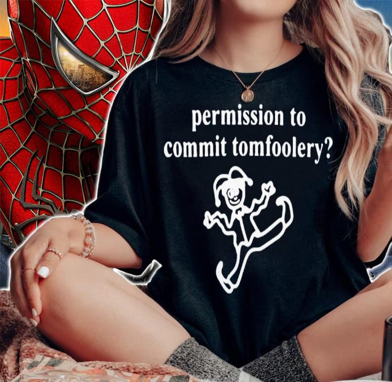 Martin Permission To Commit Tomfoolery Black Shirt t-shirt woman shirt