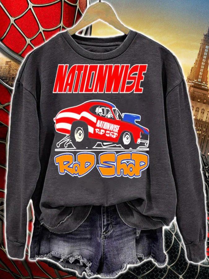 Nationwise Rod Shop Speed Shop 1970s T-Shirt t-shirt sweatshirt