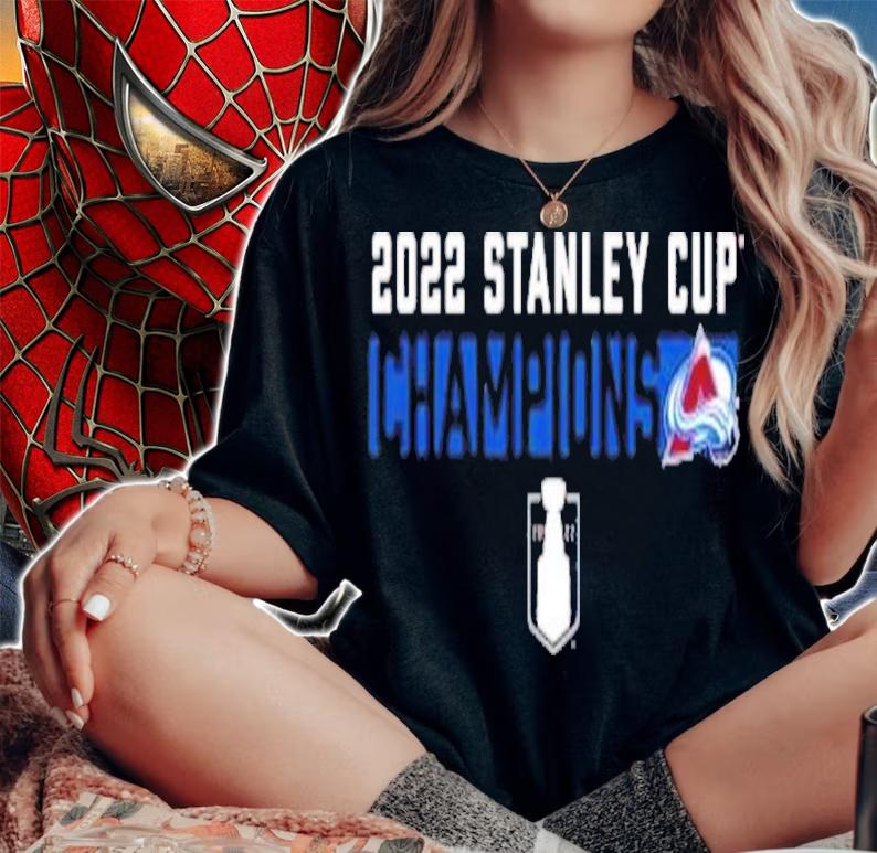 NHL Colorado Avalanche 2022 Stanley Cup Champions Back Check Shirt t-shirt