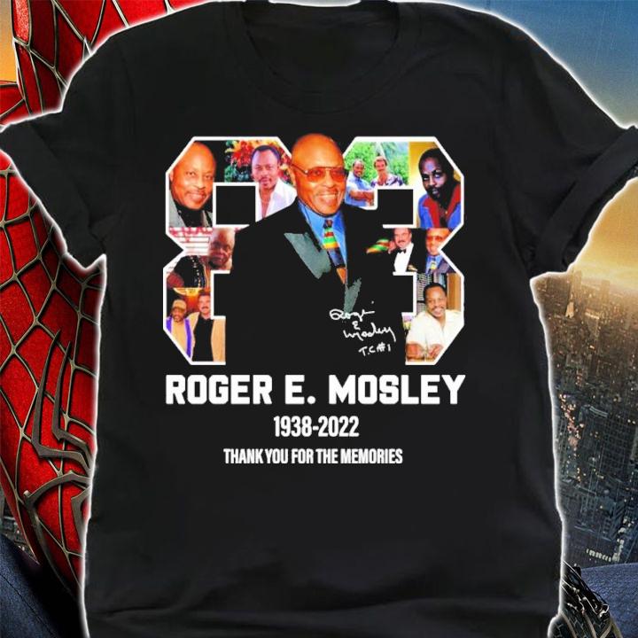 RIP Roger E. Mosley Island Hoppers 1938-2022 Signature Thank You For The Memories Shirt t-shirt
