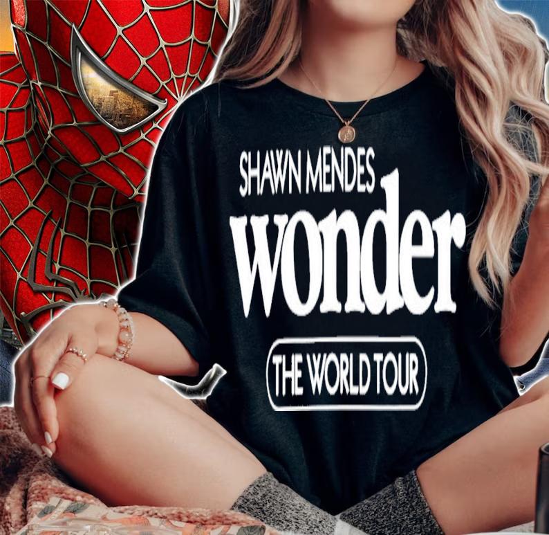 Shawn Mendes Wonder The World Tour T-Shirt t-shirt