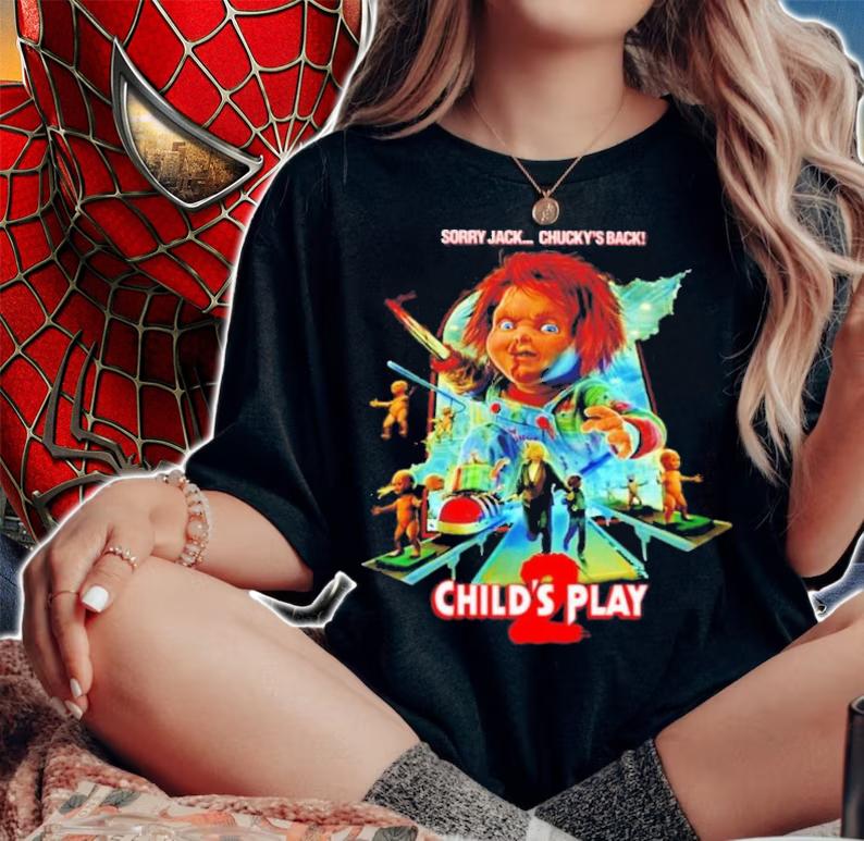 Sorry Jack Chucky's Back T-Shirt t-shirt woman shirt