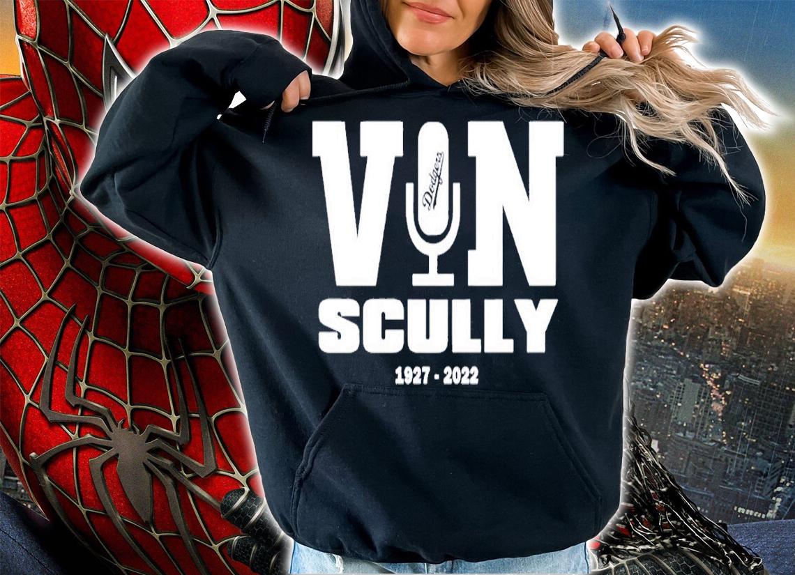 Vin Scully Microphone 1927 2022 shirt t-shirt