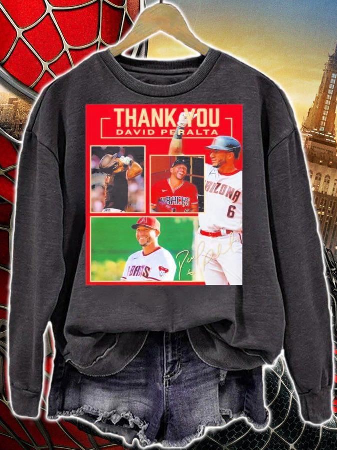 Thank You David Peralta Arizona Diamondbacks Signature Shirt t-shirt