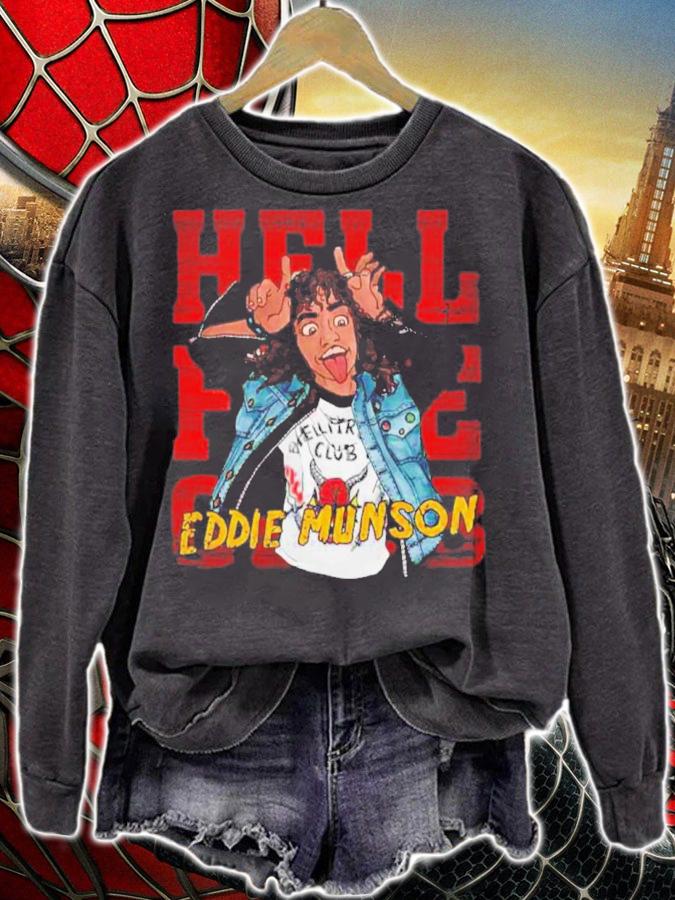 Vintage Eddie Munson Unique Shirt t-shirt sweatshirt