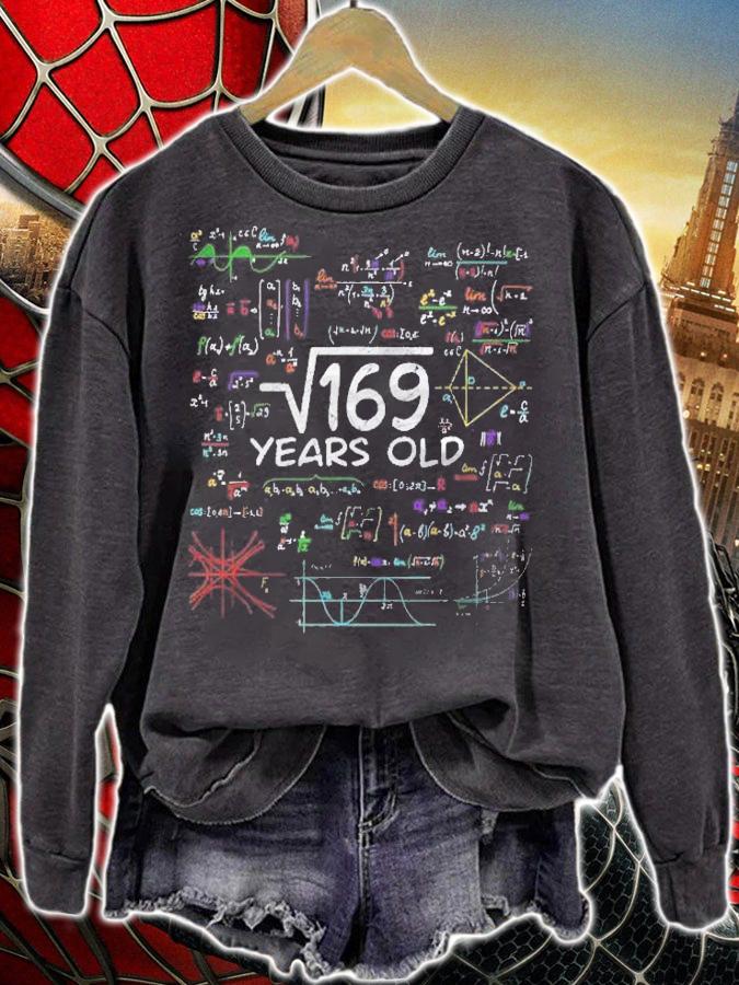 13Th Birthday Square Root Of 169 Official Teenager 13 Years Old Shirt t-shirt