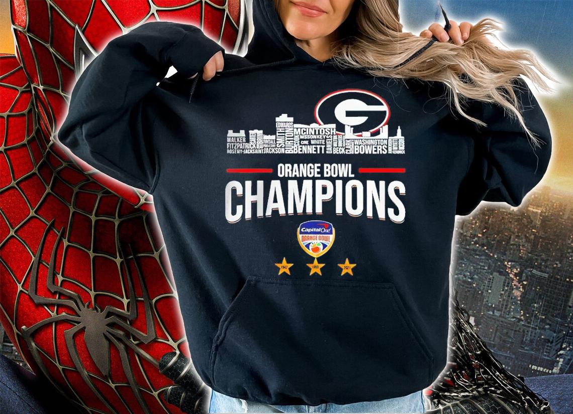 2021-2022 Georgia Orange Bowl National Merch Champions 2022 Shirt t-shirt