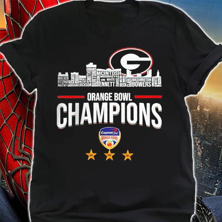 2021-2022 Georgia Orange Bowl National Merch Champions 2022 Shirt t-shirt