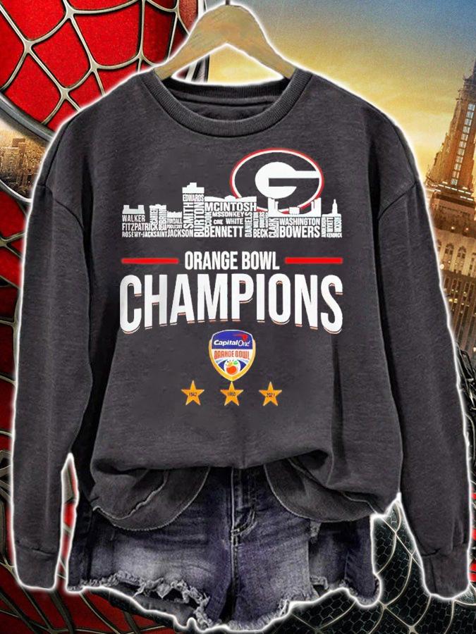 2021-2022 Georgia Orange Bowl National Merch Champions 2022 Shirt t-shirt