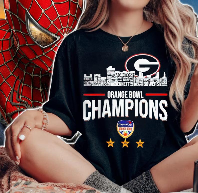 2021-2022 Georgia Orange Bowl National Merch Champions 2022 Shirt t-shirt