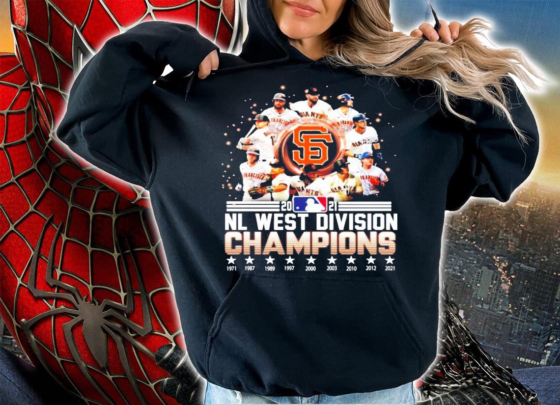 2021 NL West Division Champions San Francisco signatures shirt t-shirt