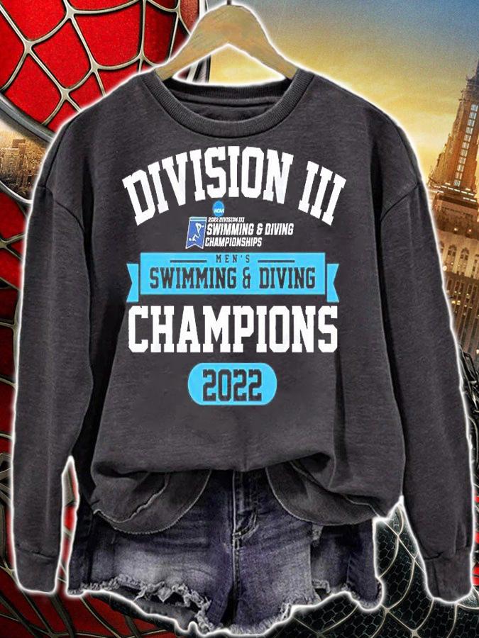 2022 NCAA Division III Mens Swimming And Diving Championships T-Shirt t-shirt