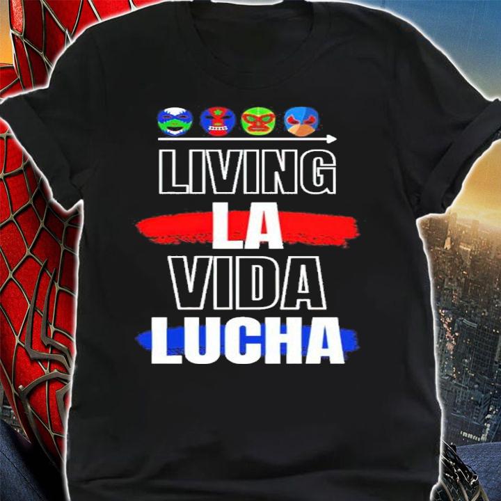 Alex Abrahantes Living La Vida Lucha Shirt t-shirt shirt