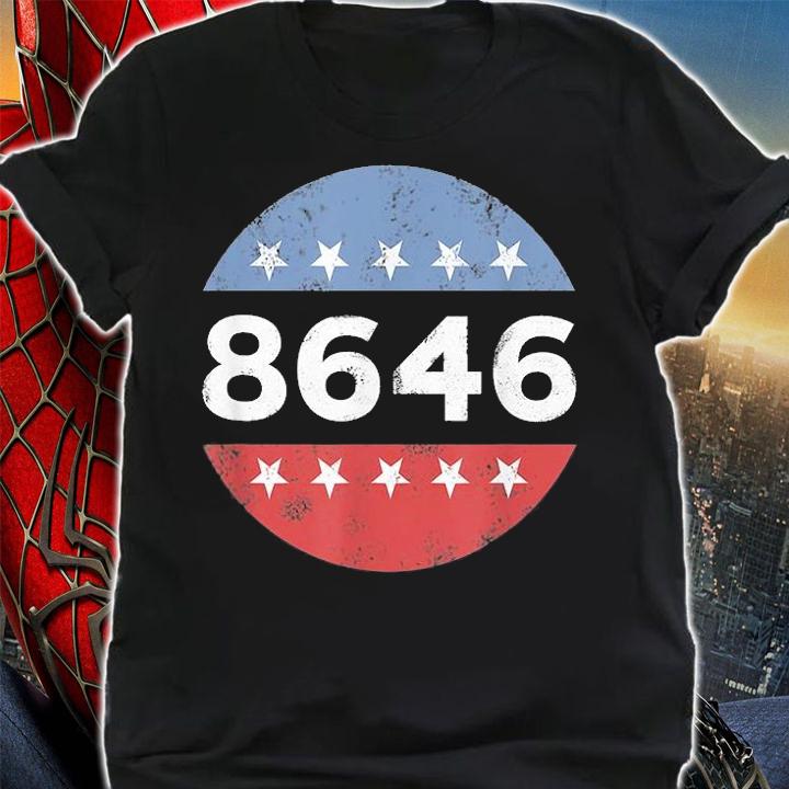 America Flag Impeach 86 46 Anti Biden Funny Vintage T-Shirt t-shirt