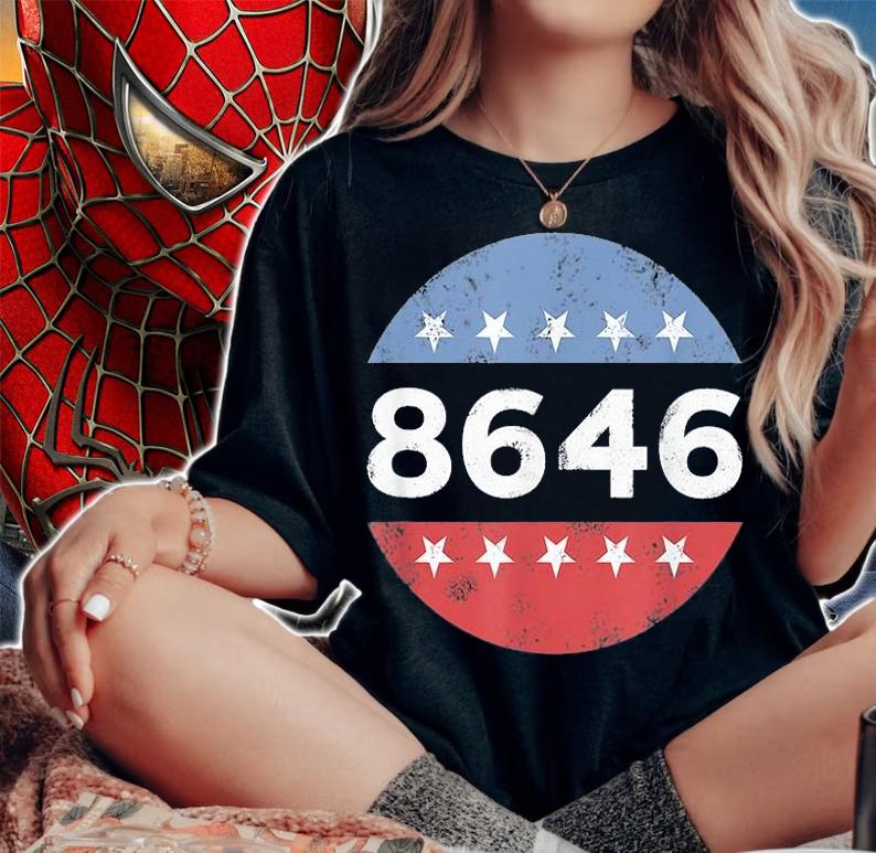 America Flag Impeach 86 46 Anti Biden Funny Vintage T-Shirt t-shirt