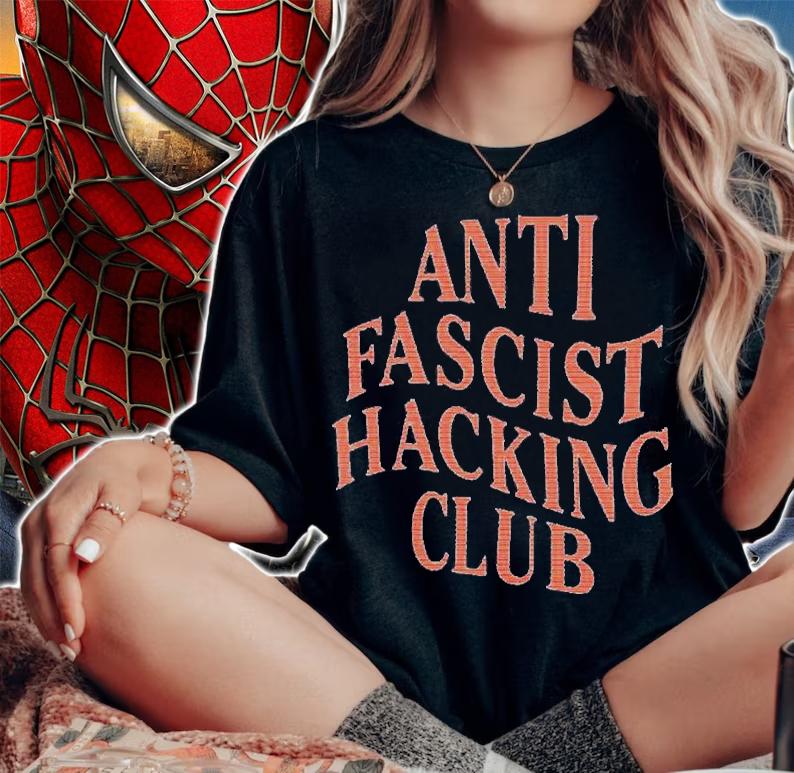 Anti Fascist Hacking Club T-Shirt t-shirt