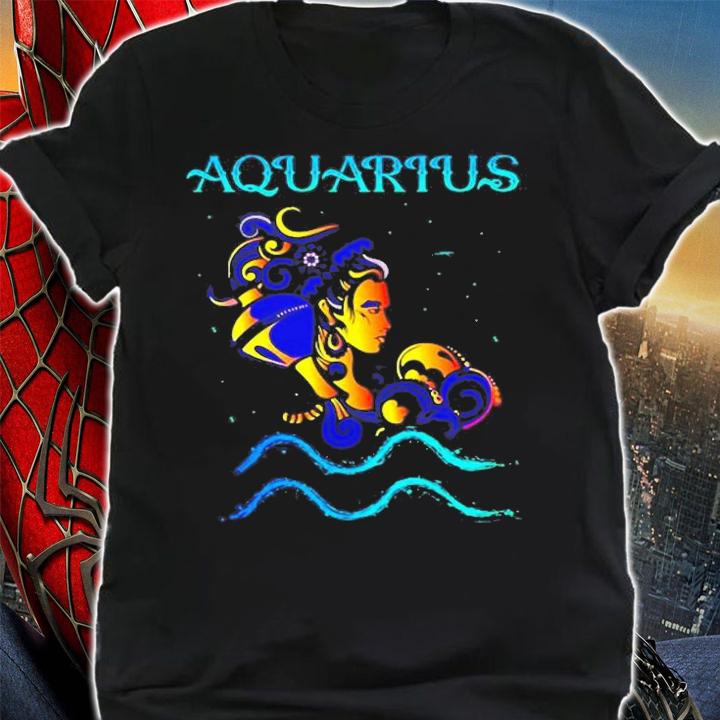 Aquarius Woman Zodiac Sign January February Birthday T-Shirt t-shirt shirt