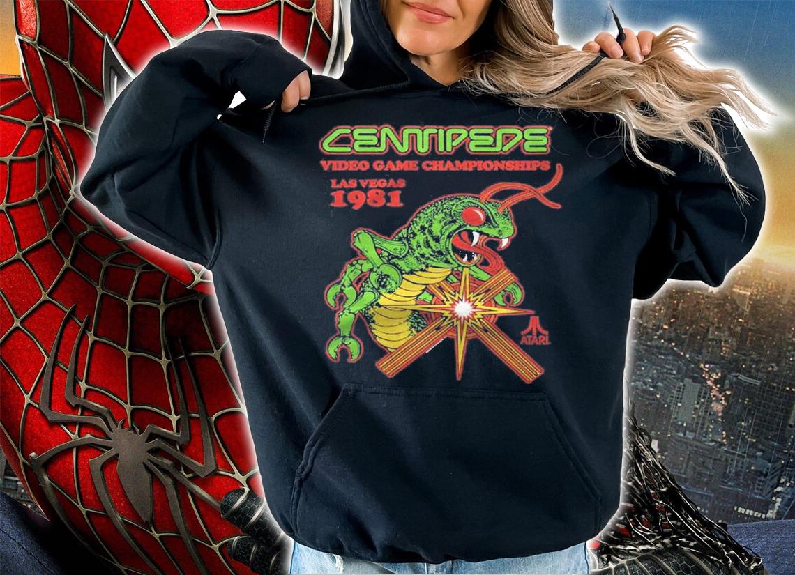 Atari Centipede State Champ 82 Ver2 Shirt t-shirt hoodie