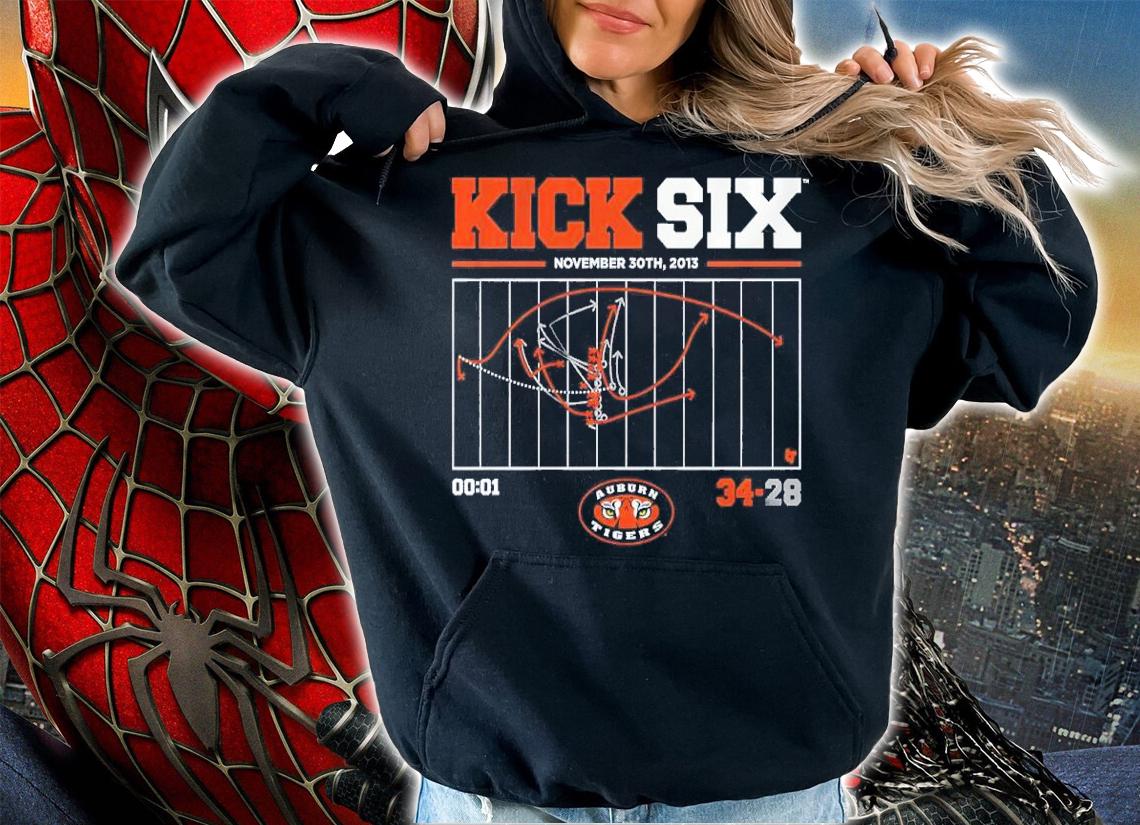Auburn Kick Six November 30th 2013 Shirt t-shirt hoodie