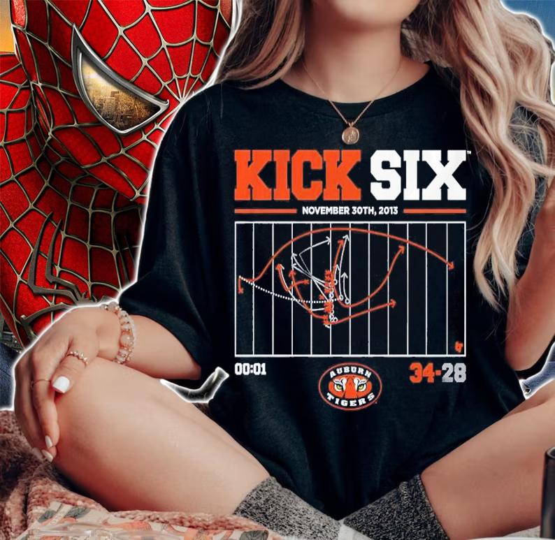 Auburn Kick Six November 30th 2013 Shirt t-shirt woman shirt