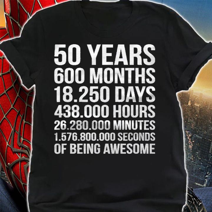 Awesome 50Th Birthday Gift For 50 Years Old Shirt t-shirt shirt
