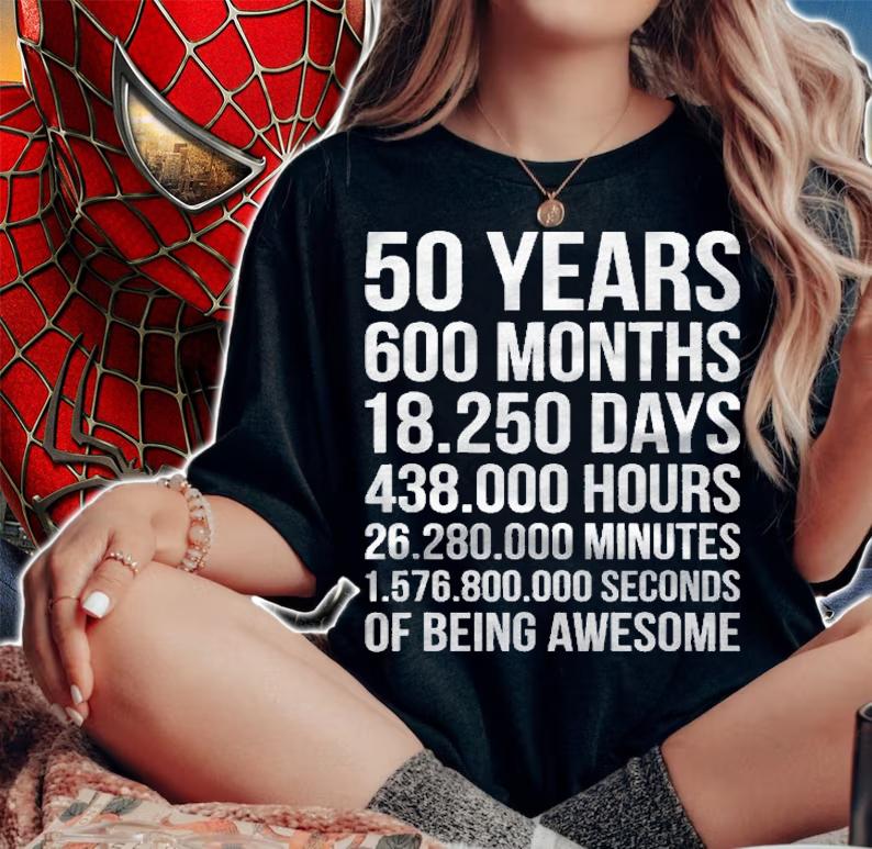 Awesome 50Th Birthday Gift For 50 Years Old Shirt t-shirt woman shirt