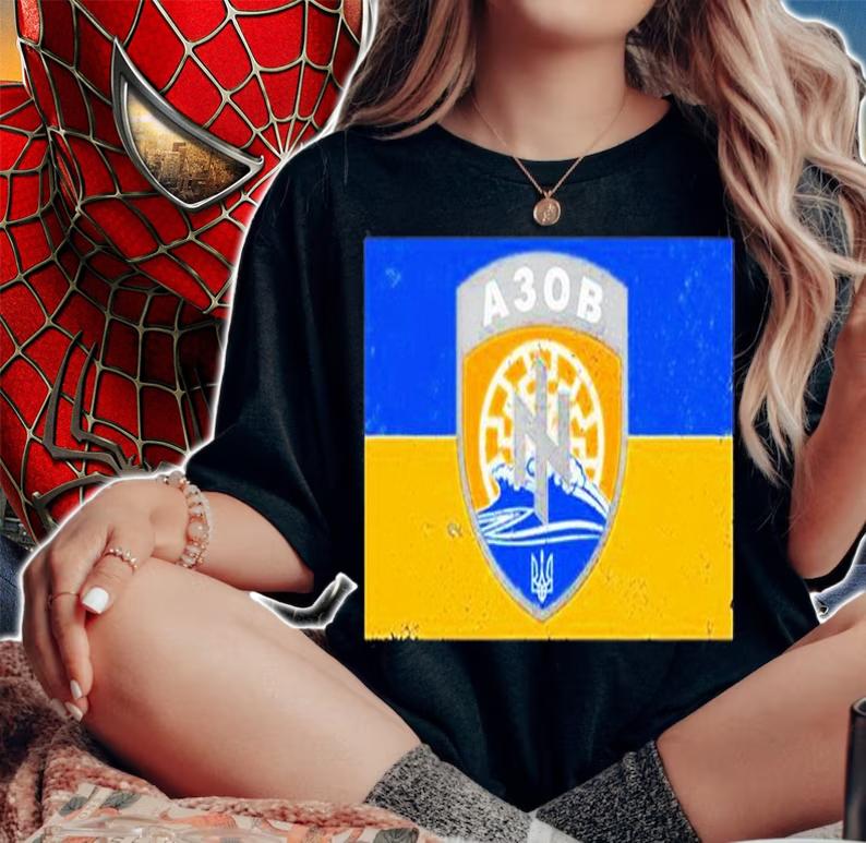 Azov Battalion Ukraine T-Shirt t-shirt woman shirt