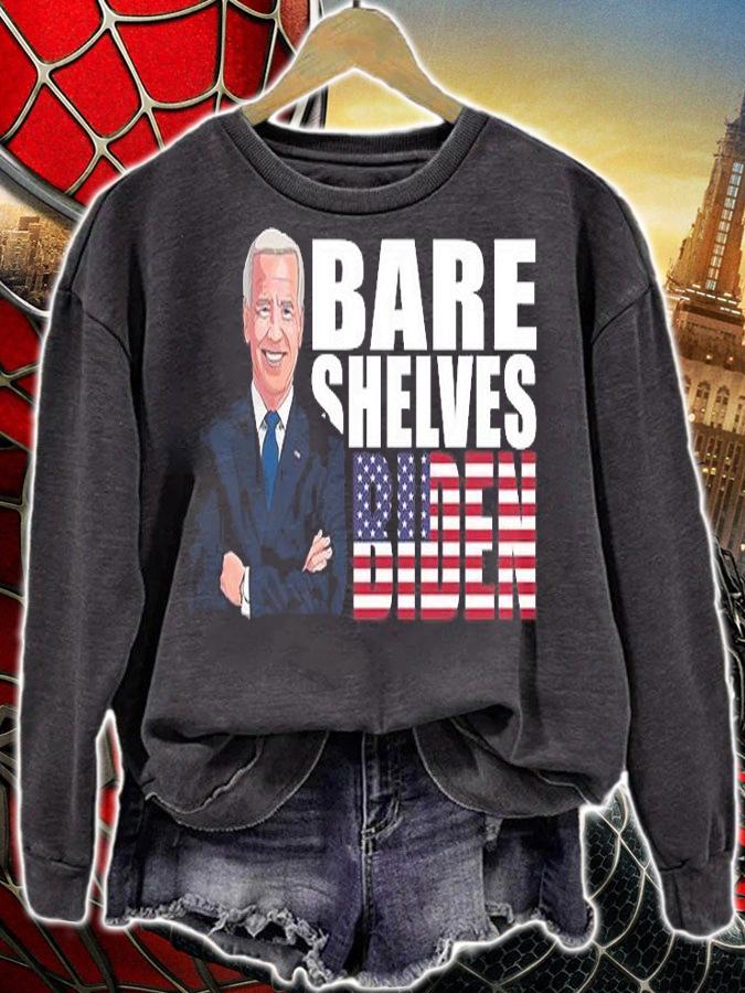 Bare Shelves biden Fjb, Lets Go Brandon, Poopy Pants Biden T-Shirt t-shirt