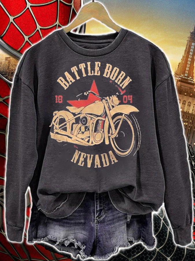 Battle Born 1804 Nevada Motorcycle Shirt t-shirt sweatshirt