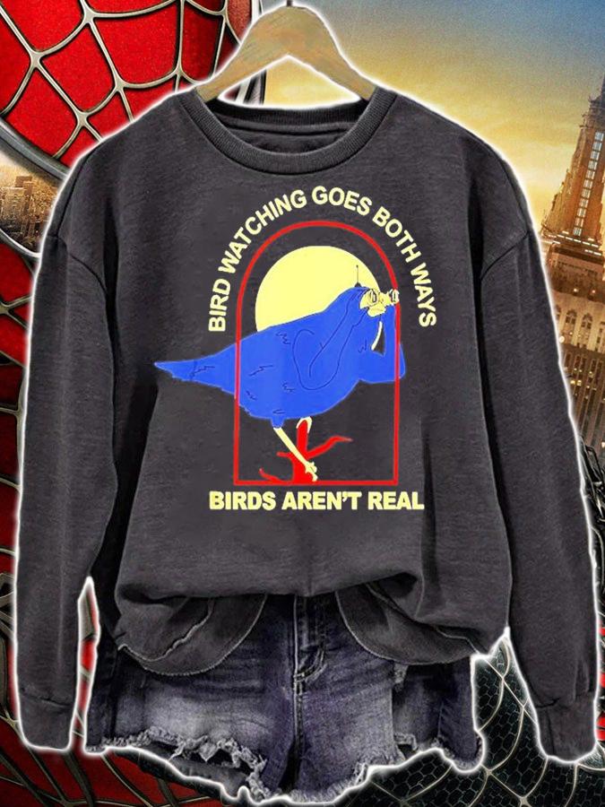 Bird Watching Goes Both Ways Birds Arent Real T-Shirt t-shirt