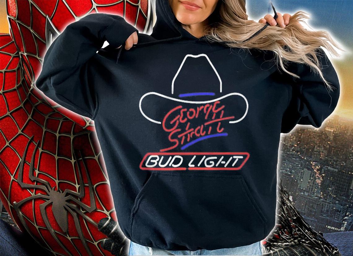 Bud Light Beer T-Shirt Custom Designed Graphic Pattern George Strait T-shirt t-shirt