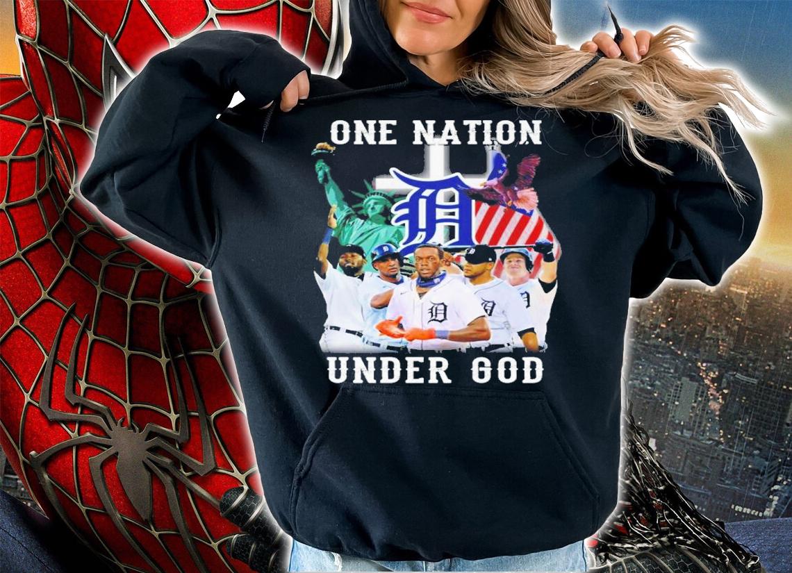 Detroit Tigers one nation under god shirt t-shirt