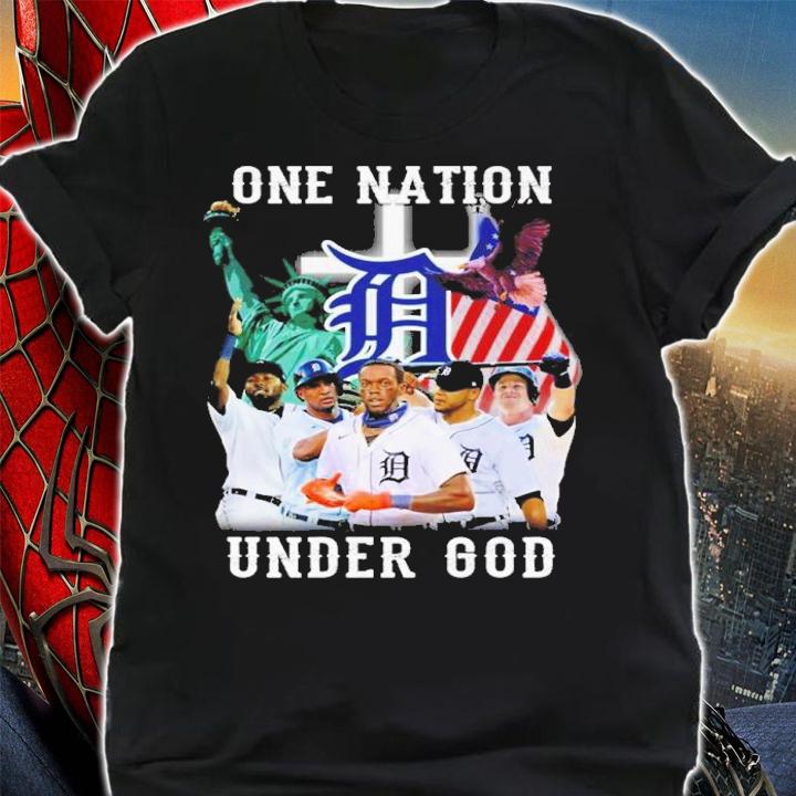 Detroit Tigers one nation under god shirt t-shirt