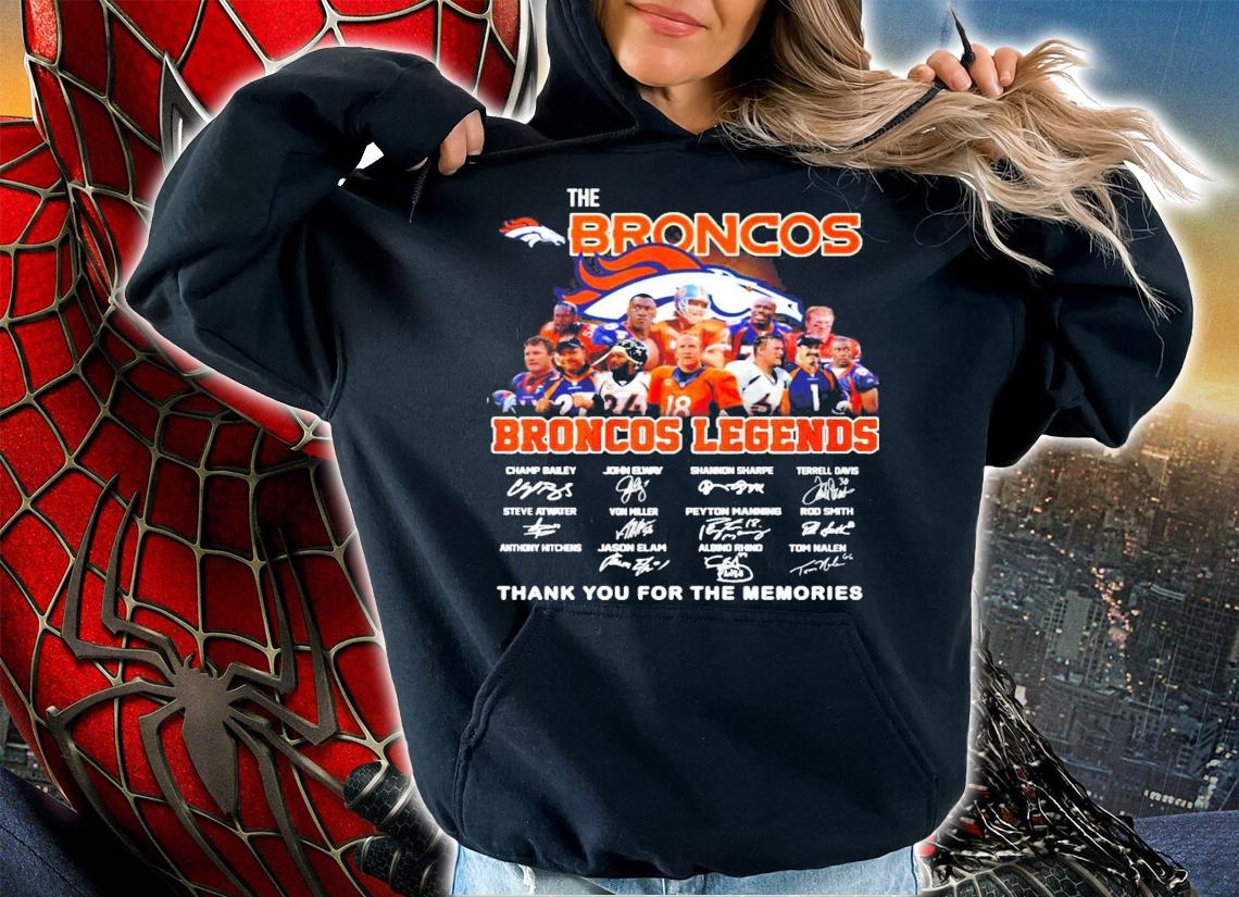 The Broncos Legends signatures shirt t-shirt hoodie