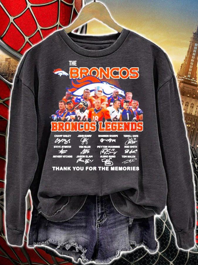 The Broncos Legends signatures shirt t-shirt sweatshirt